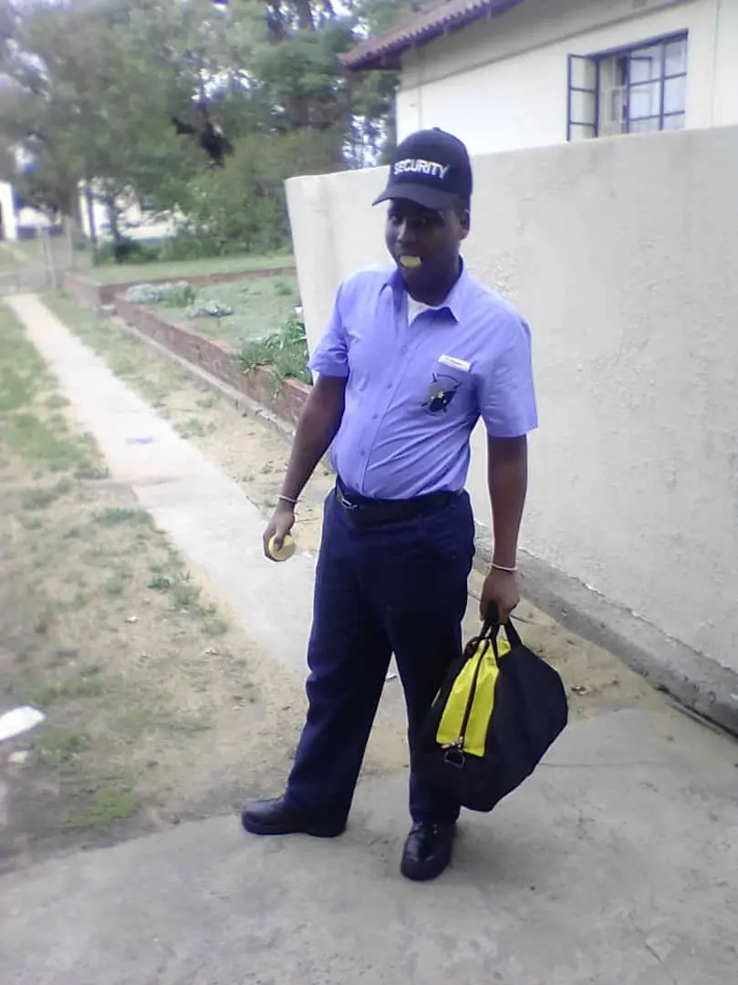 Nxamagele Security team member