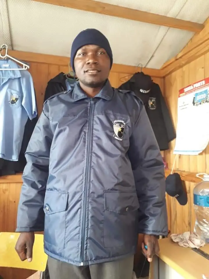 Nxamagele Security team member